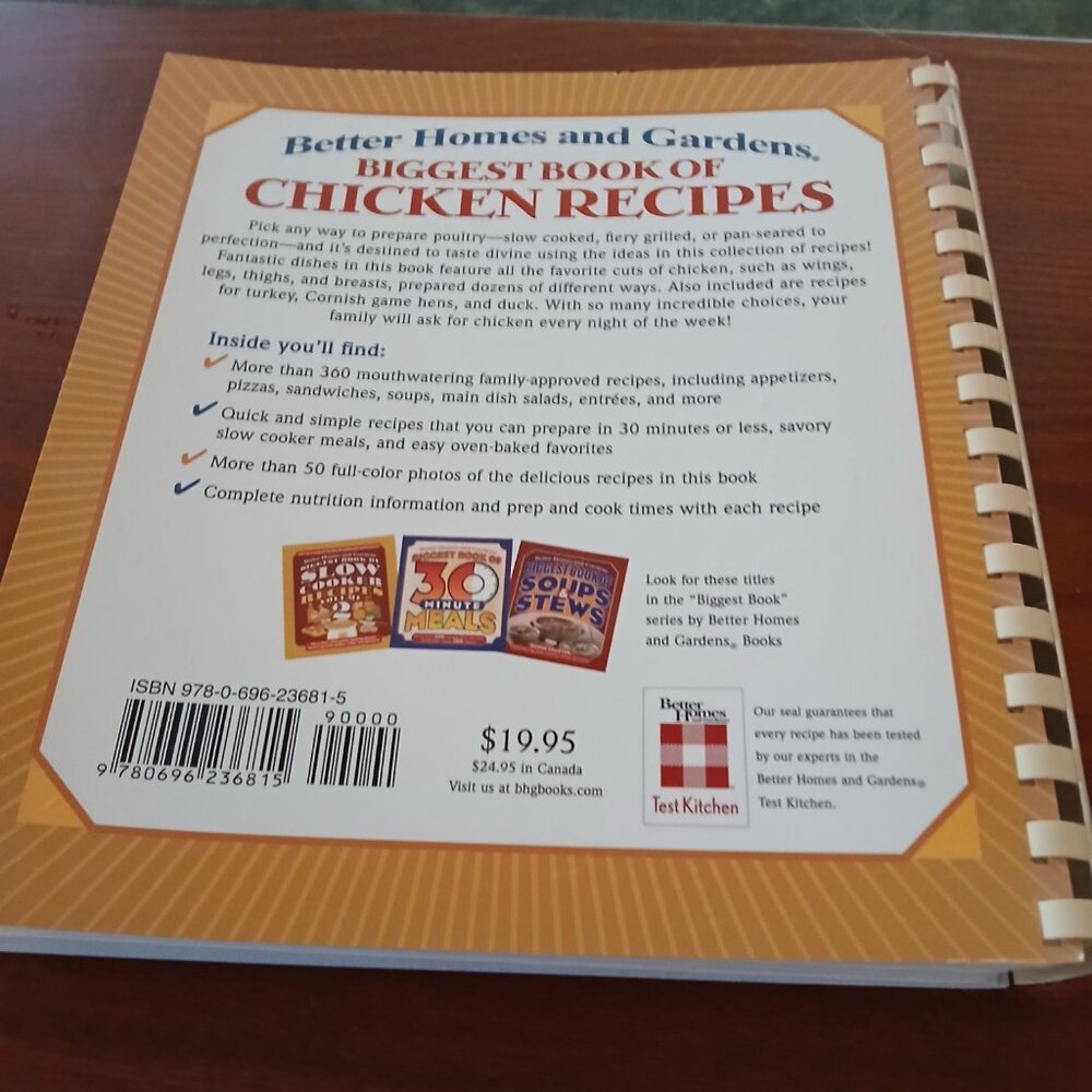 Better Home's and Gardens Biggest Book of Chicken Recipes - Picture 4 of 8